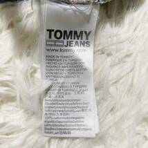 トミージーンズ TOMMY JEANS デニムジャケット ジージャン Gジャン XL位 背面デカロゴプリント インディゴブルー メンズ 銀ボタン_画像8