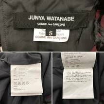 AD2012 JUNYA WATANABE コムデギャルソン 花柄 シースルー パフスリーブ 長袖 ミニ ワンピース ジュンヤワタナベ シアー archive 3080101_画像4