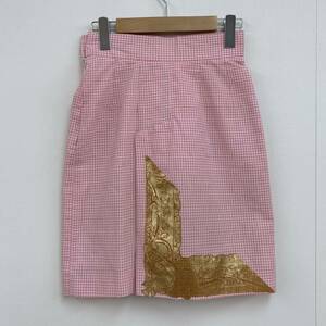  Красная метка 90 -х годов Vivienne Westwood Title Mini юбка Проверка Италия Вивиан Вествуд Винтажный Архив 3120208