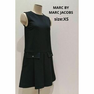 MARC BY MARC JACOBS ジャージ素材 ワンピ ブラック XS