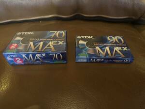 TDK メタルテープ　MAEX70分2個パック、MAEX90分（未使用&未開封）