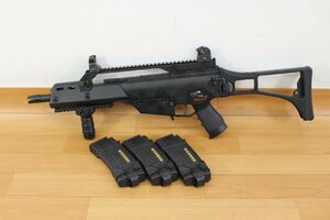 ■現状品■ 東京マルイ 「G36C カスタム」 電動ガン/次世代　簡易チェック 試射○ 予備マガジン付 スレキズ (2745358)