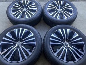 美品　現行　80 ハリアー　PHEV 純正　ホイール　タイヤ　4本セット 225/55R19 トヨタ　純正　アルミ　ハリアー