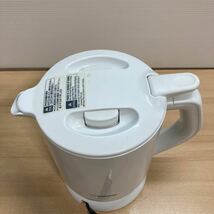 象印マホービン 電気ケトル 電気ポット CK-CH08 蒸気セーブ構造 0.8L ホワイト ZOJIRUSHI 中古(7-3)_画像3