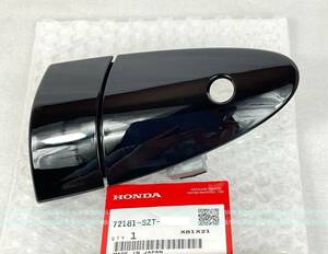 ★新品 Honda CR-Z LHD用 フロントドアー アウター ハンドル ASSY. L 左　*NH731P* クリスタルブラック パール 黒　ホンダ 純正部品