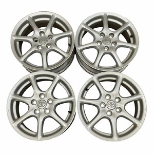 USED TOYOTA トヨタ 純正 アルミホイール 17インチ 4本セット タイヤ ホイール 17×7J 50 J DOT U8 U9 5穴 パーツ 自動車 整備 交換 修理