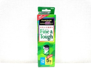 4140【FUJICOLOR / フィルム×5】フジカラー《SUPER 400FT》24枚撮※1本欠品 4本入り※ 有効期限切れ◇新品フイルム カメラ レトロ 箱破損