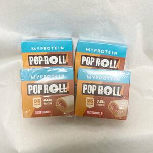 1円〜 マイプロテイン POP ROLL 24本 塩キャラメル サプリメント タンパク質 MYPROTEIN お菓子 洋菓子 健康 ダイエット フィットネス