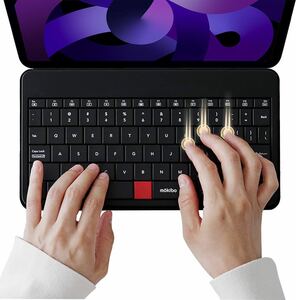 MOKIBO(モキボ) Fusion Keyboardタッチパッド一体型キーボード bluetooth 充電式 ワイヤレス モキボ iPhone スマホ タッチパッド付き 