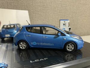 日産モデルカーコレクション　初代リーフ　Leaf ブルー　青　美品　京商 1/43 nissan