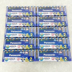 ★送料無料 未使用 Panasonic LR6EJSP/10S電池 EVOLTA 単3形 10本×10セット 100本使用期限2029年3月〜2029年11月(2029年11月が多数)