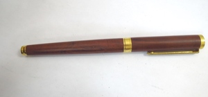 □G72847:KYOCERA セラミックボールペン 木製 京セラ CERAMIC 文具 筆記未確認 ジャンク