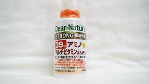 ♪G73527:Asahi アサヒのサプリ Dear-Natura ディアナチュラ ストロング 亜鉛強化 アミノマルチビタミン 39種 300粒 未開封品