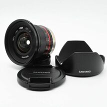 【超美品/動作◎】SAMYANG 単焦点広角レンズ 12mm F2.0 ブラック フジフイルム X用 APS-C用 サムヤン_画像1