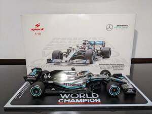 spark スパーク 1/18 Mercedes-AMG Petronas Motorsport 2nd USA GP 2019 Lewis Hamilton