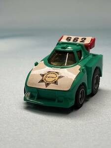 TAKARA/ チョロQ/ A-37/ LANCIA STRATOS/ ランチャストラトス/ DUNLOPタイヤ/ 日本製/ ペパーミントグリーン/ CALIFORNIA SHERIFF/