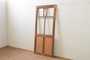 R-070952 antique fittings Taisho romance tree frame design . stylish door 1 sheets ( wooden door )(R-070952)