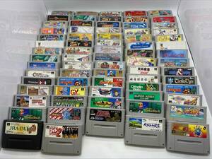 ◎2　スーパーファミコン　ソフト　おまとめ　バラ144個　箱付き52個　計196個　ジャンク品　発送140サイズ　中古品　　　　