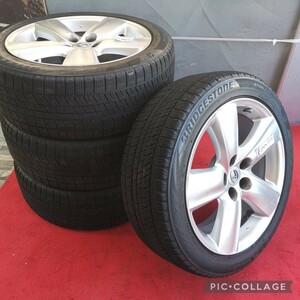 レクサスLS460 バージョンS純正19×8J 120×5 ET35ブリヂストンBLIZZAK VRX2 245/45R19 4本セット LS460 LS600 などに