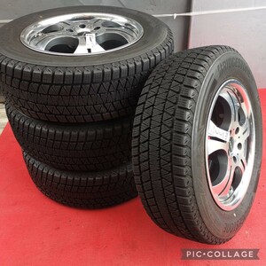 CSIMSON linea sport 17インチ 7J +38 PCD114.3スタッドレス 4本セットブリヂストンDM-V3 225/65R17 レクサス NX RAV4 エクストレイル CX-5