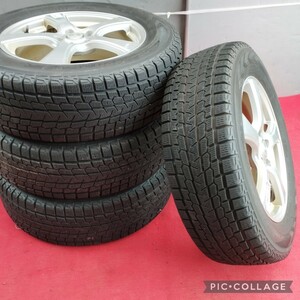 VIOLENTO 18インチ 7J +55 5穴 PCD114.3 ヨコハマ ICE GUARD GO75 235/65R18 4本セットレクサス RX ムラーノ CX-5 棚35A