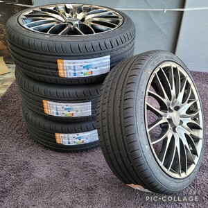 WORK ワーク STEEZ スティーズ 18インチ18×7.5J +48 5H-100 タイヤ付き4本セット サマータイヤ APTANY　215/40R18 プリウス・86・BRZ等