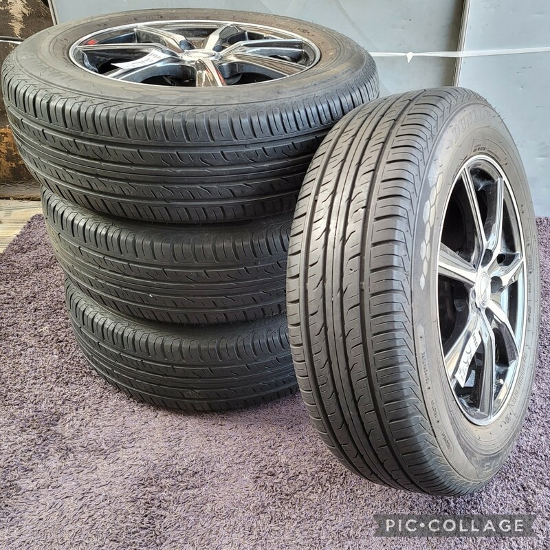 Lofida XT7 アルミホイール17インチ 7J +48 114.3 ダンロップ GRANDTREK PT3 225/65R17 4本セットエクストレイル CX-5 CX-8 アウトバック