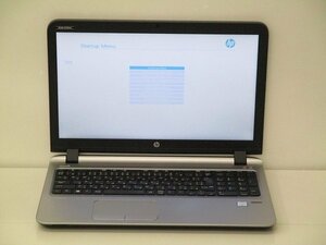 【1円スタート】hp ProBook 450 G3 T9R66PT#ABJ Core i5 6200U 2.3Ghz 4GB DVDマルチ 15.6インチ