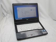 △富士通 LIFEBOOK S752/F Core i5 3340M 2.7GHz 2GB 320GB 14インチ HD 1366×768 Windows10 Pro 64bit_画像1