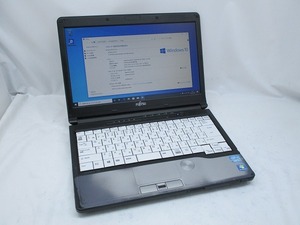 △富士通 LIFEBOOK S762/G Core i5 3340M 2.7GHz 4GB 320GB 13.3インチ HD 1366×768 Windows10 Pro 64bit