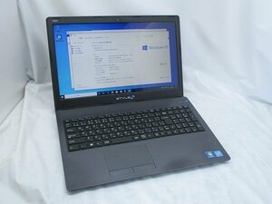 【1円スタート】iiyama STYLE∞ N250LU Celeron N3160 1.6GHz 4GB 320GB 15.6インチ HD 1366×768 Windows10 Pro 64bit