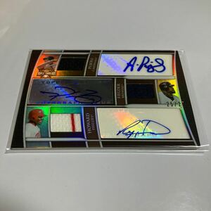 トリプルジャージオート 2010 Topps Triple Threads Albert Pujols Prince Fielder Ryan Howard auto Jersey プホルス フィルダー ハワード