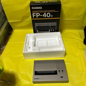 CASIO/カシオ　FP-40 ① ポケットコンピューター用 パーソナルプリンター 未チェックのジャンク扱い　本体と箱のみ　