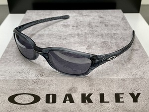 90s★OAKLEYオークリー FIVESファイブス CrystalBlack/Black Iridiumブラックミラーレンズ USA製VINTAGEサングラス Y2K ビンテージ