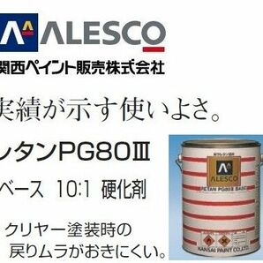 PG80【 ガンメタリック／ガンメタ 原液1kg】関西ペイント★２液ウレタン樹脂 塗料 ≪10:1≫タイプ★自動車 鈑金塗装・補修ペイント・全塗装の画像3