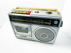 【動作品】昭和レトロ　SANYO MR-G307 FM/AM 2バンド ラジオカセットレコーダー ラジカセ