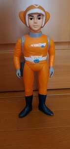 SAT隊員　ブルマァク　円谷プロ　ソフビ　トリプルファイター　ヘルメット着脱式　　