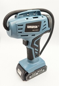 電動空気入れ 電動エアコンプレッサー UAWISK 8BAR/120PSI ボール 自動車 自転車 トラック バイク 浮き輪適用 LEDライト付き 