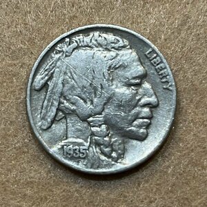 アメリカ 5セント硬貨(1935年) 　/バッファローニッケル/インディアンヘッドニッケル/外国コイン/Lot4