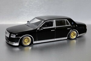 希少 1/64 京商 64コレクション トヨタ センチュリー 改 深リム BBS ローダウン ツライチ カスタム シャコタン 改造 ファミマ コンビニ