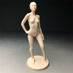 樹脂製　西洋彫り　女神　ヌード　デッサン人形　女性　少女　フィギュア　美人　裸婦　仏像　置物　６