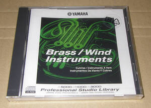 *YAMAHA CD SAMPLER PSLCD-103 BRASS/WIND INTRUMENTS A3000/A4000/A5000 STUDIO LIBRARY* new goods *MADE in JAPAN*