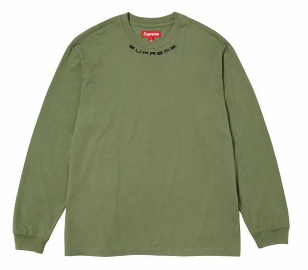 Supreme Collar Logo L/S Top