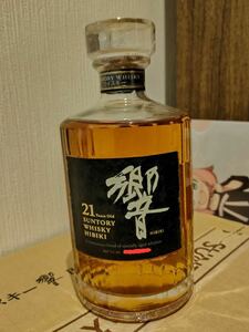 SUNTORY サントリー 響21年 旧ボトル ジャパニーズ ウイスキー 700ml 43度 箱なし ★訳あり、キャップに傷あり、写真要確認!