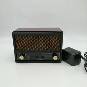 y2344 FESCO株式会社 ラジオ付き音楽プレーヤー FM/AM 2BAND RADIO old time music player 現状品 中古品 現状品 通電確認済み 音楽