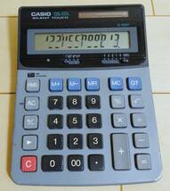 ！！ジャンク扱い！！☆CASIO カシオ DS-20L 12桁 電卓 日本製☆_画像1