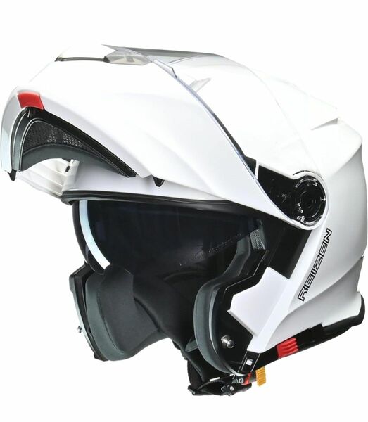 バイク用 インナーシールド付き システムヘルメット　オープンチンガード