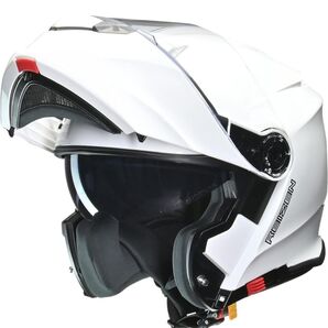 バイク用 インナーシールド付き システムヘルメット オープンチンガード