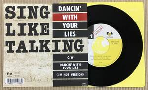 EP SING LIKE TALKING - Dancin' With Your Lies 07FA-5036 見本盤 シングライクトーキング 佐藤竹善 和モノ ブラコン歌謡 希少アナログ