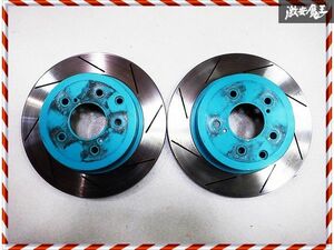 良品! プロジェクトμ プロμ BNR32 BCNR33 BNR34 スカイライン GT-R brembo ブレンボ車 スリット ローター リア 300Φ 厚さ 約21.9mm 棚11